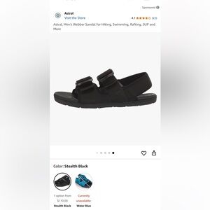 Astral Webber Men's hiking Sandal - Black